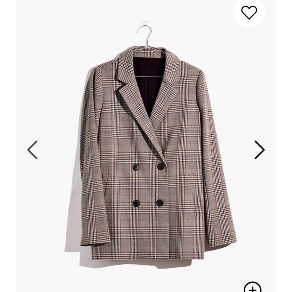 Caldwell Double-Breasted Blazer in Menswear Plaid